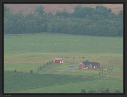 Farm Blue Ridge Mountains

