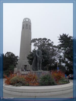 Coit Tower und Kolumbus
