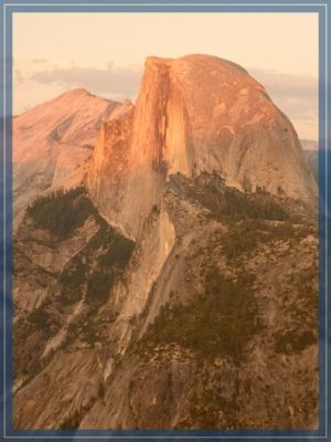 Sunset at Half Dome
