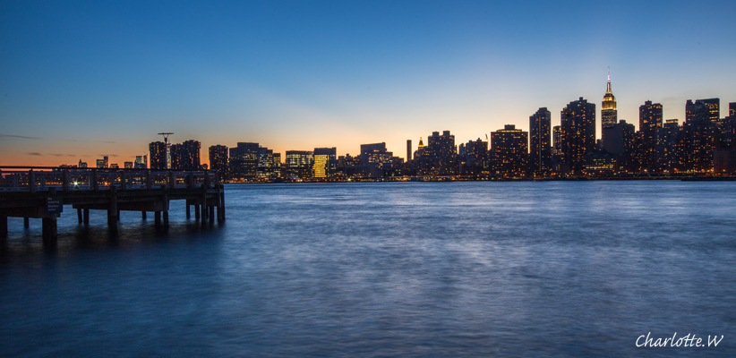 Gantry Blick auf Manhattan
