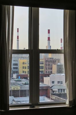 Fensterblick aus Hotelzimmer
