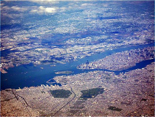 Blick auf New York
