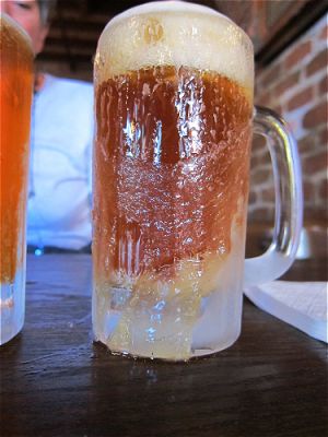 ein kaltes Bier
