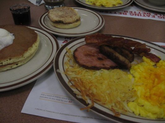 Denny`s San Diego Frühstück
