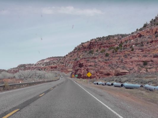 Weg zum Bryce Canyon
