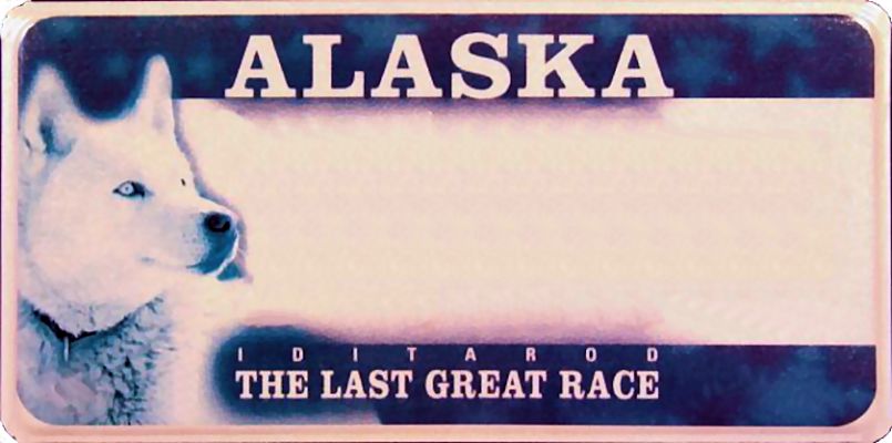 Alaska License Plate
